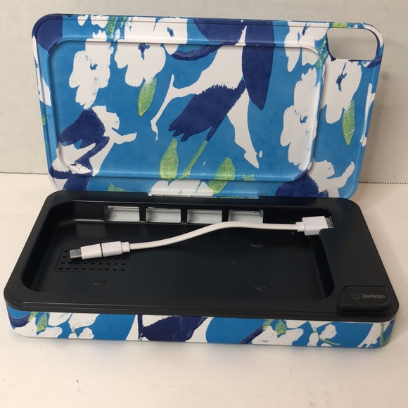 Blue Floral UV Phone Sanitizer Disinfectant - Picture 2 of 6